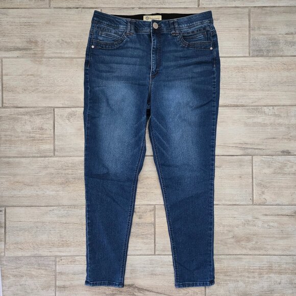 Democracy Ad Technology Skinny Jeans Women's Shaping Waistband Medium Wash 16 - Picture 1 of 8
